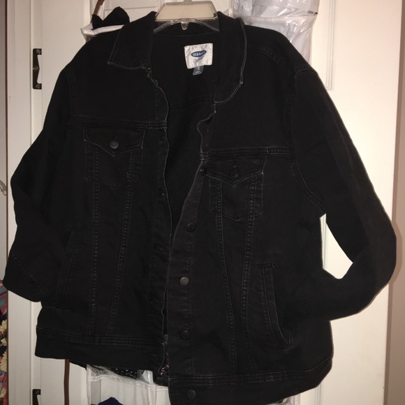 black denim jacket xxl